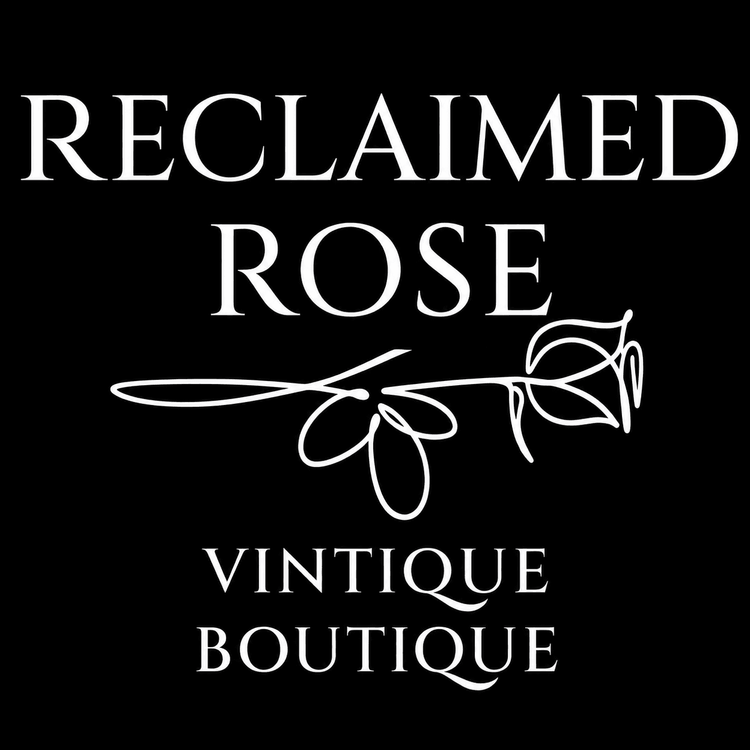 Reclaimed Rose logo — a vintage and antique boutique in downtown Dahlonega, Georgia.